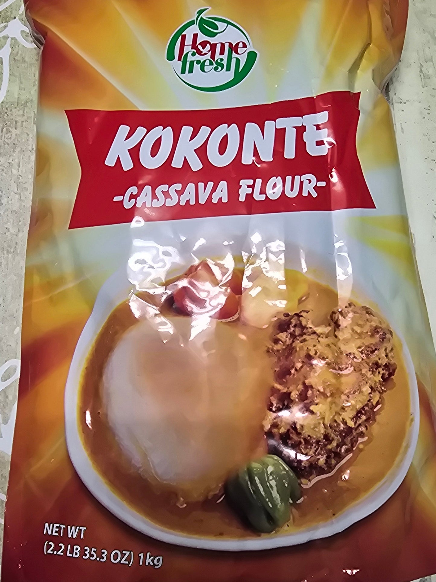 Home Fresh Kokonte. Cassava floor