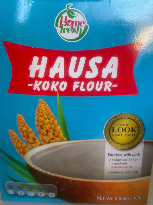 African Delights HomeFresh Hausa Koko Flour with Natural Low Fat  400g