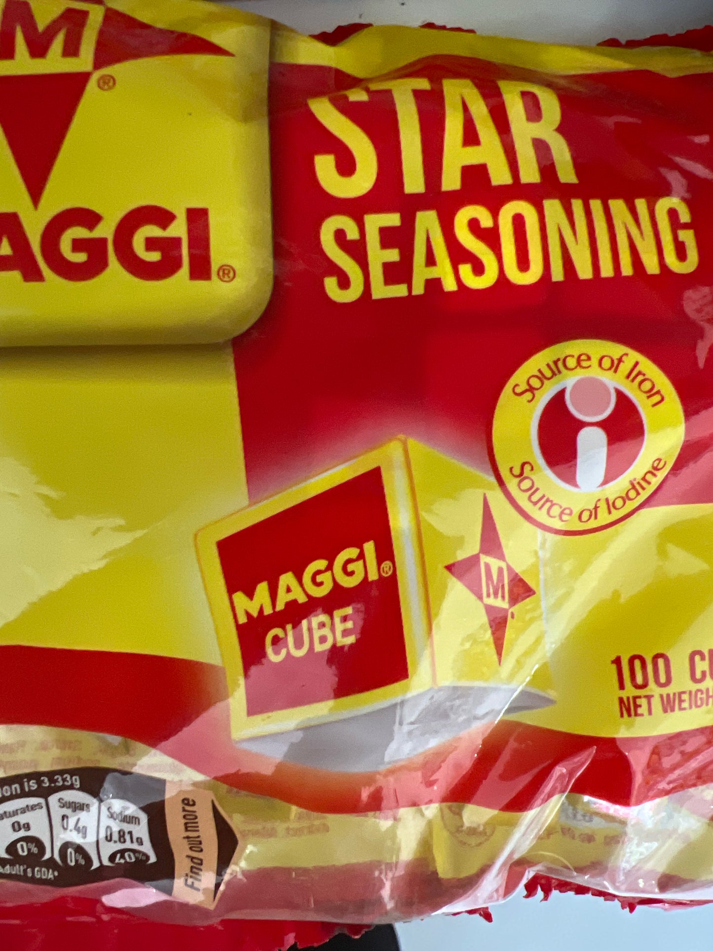 Star Maggi Cube