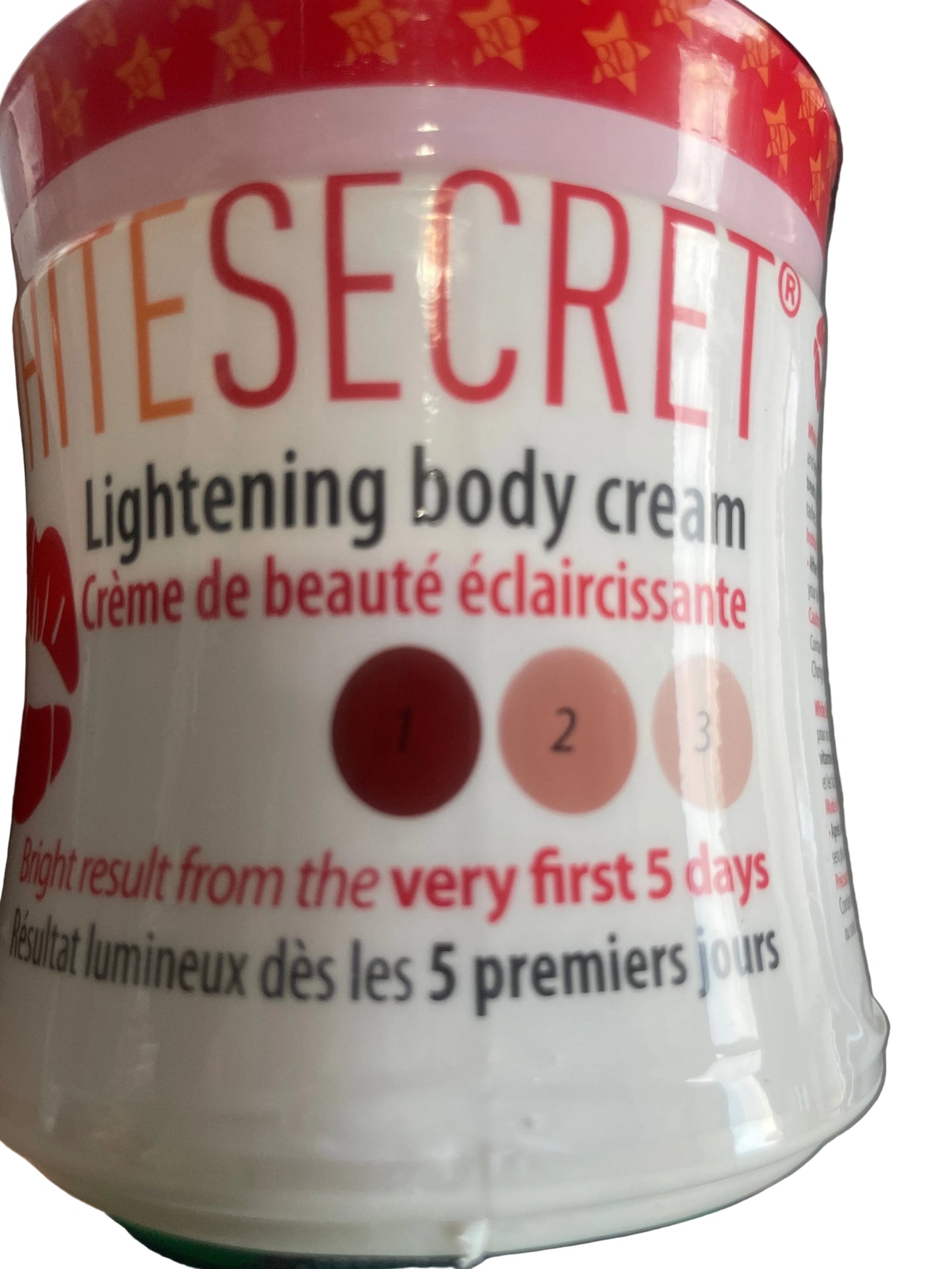 White Secret Lightening Body Cream 320 Ml Free Shipping