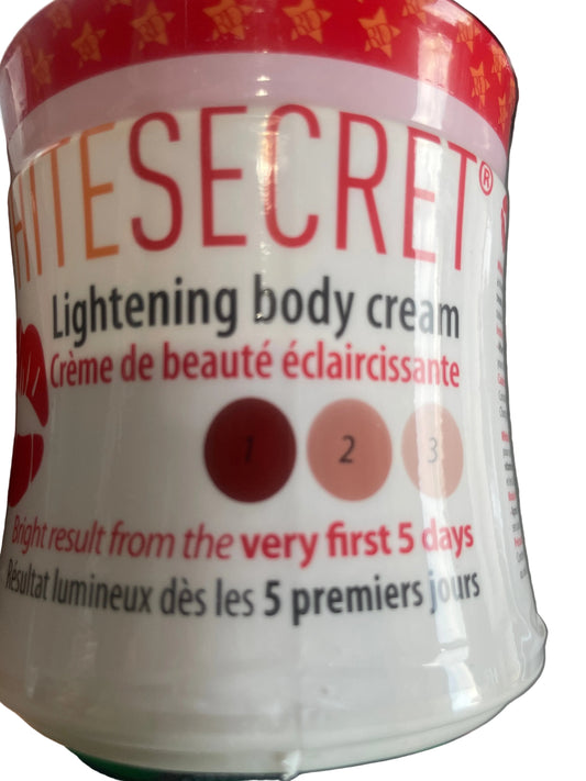 White Secret Lightening Body Cream 320 Ml Free Shipping
