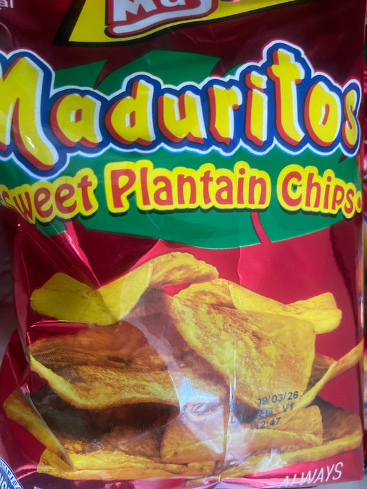 Sweet Plantain Chips Maduritos Dulcesitos (3pcs)