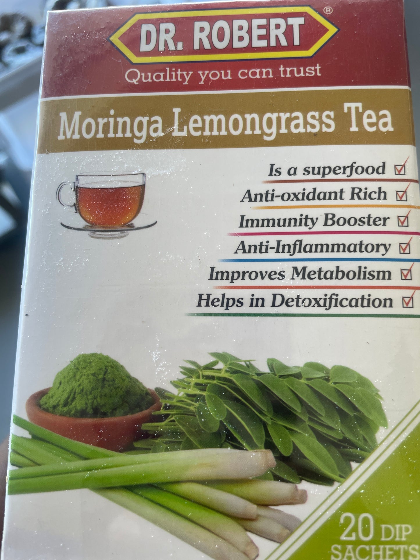 Moringa Lemongrass Tea