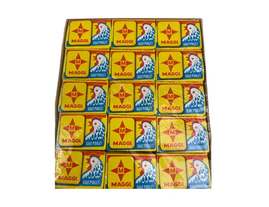 Maggi Goût Poulet Bouillon Cubes Pack of chicken-flavored bouillon cubes